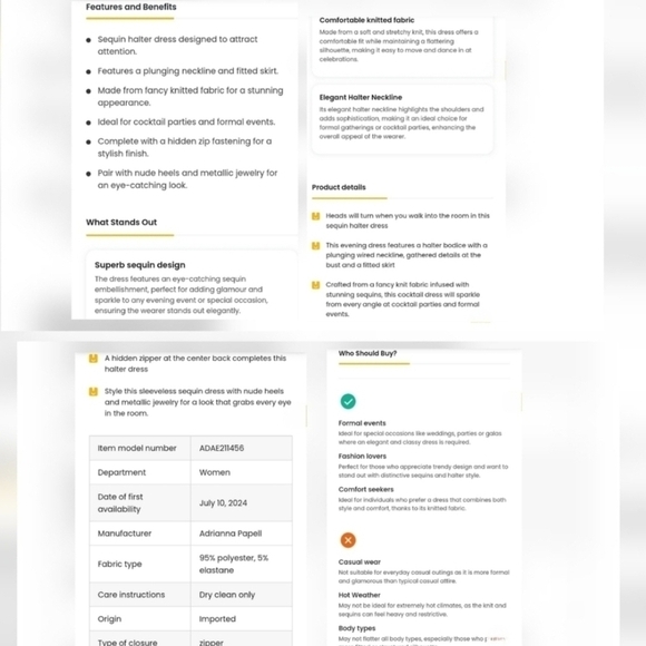 Adrianna Papell Black & Silver Sequin Sleeveless Dress - Picture 14 of 16